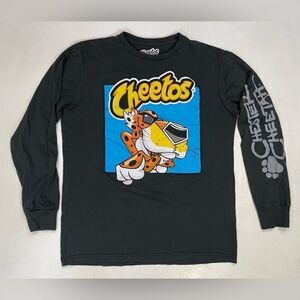Cheetos Chester Cheetah Graphic T-shirt Women Medium Long Sleeve
